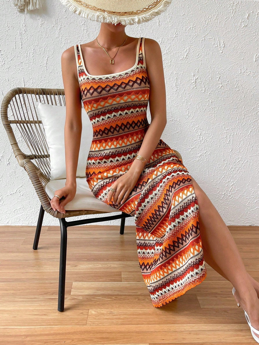 Iwona - Boho sukienka plażowa damska