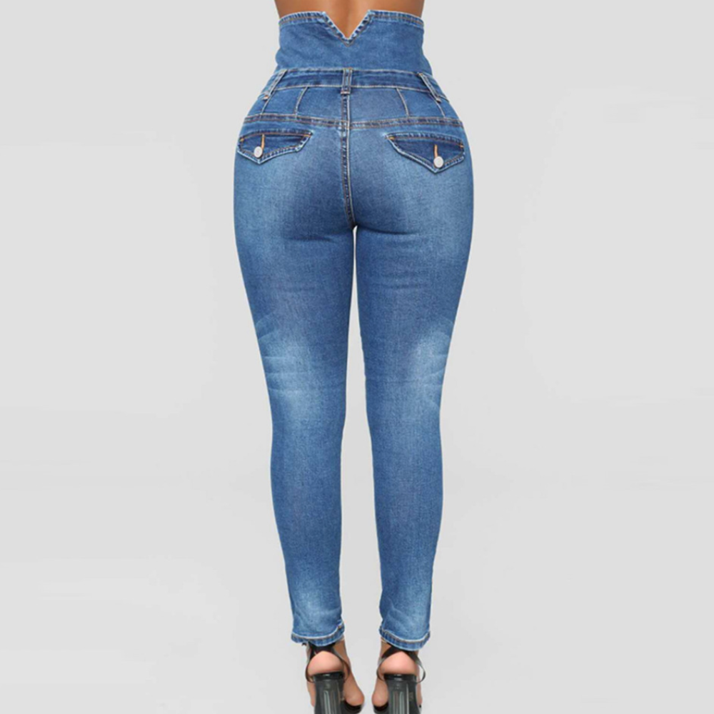 Karolina - Eleganckie spodnie skinny z wysoką talią dla kobiet