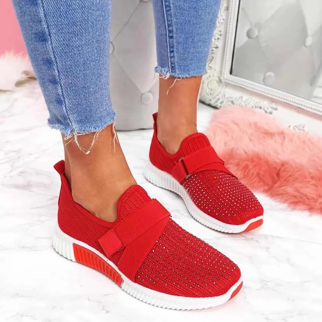 Blaire - Przewiewne sneakersy na rzepy