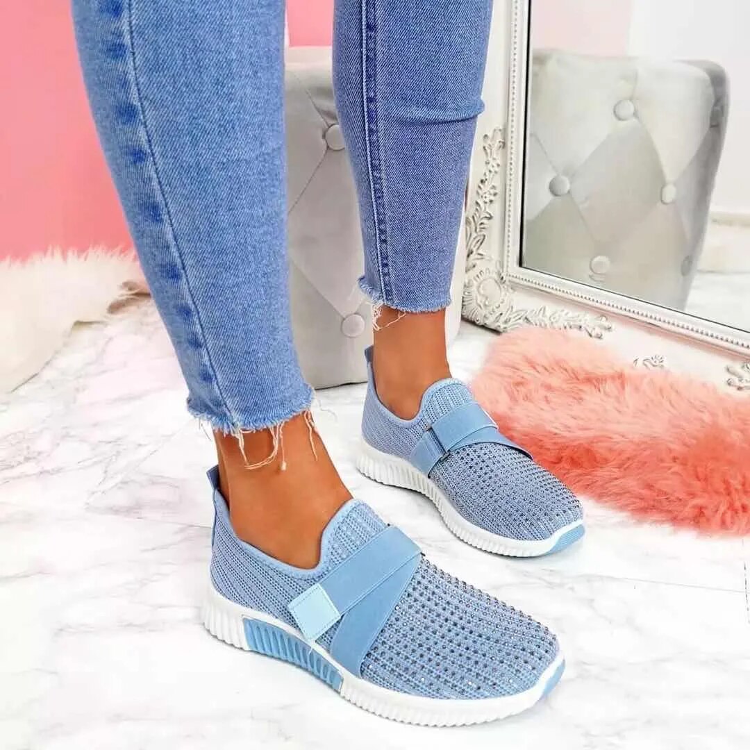 Blaire - Przewiewne sneakersy na rzepy