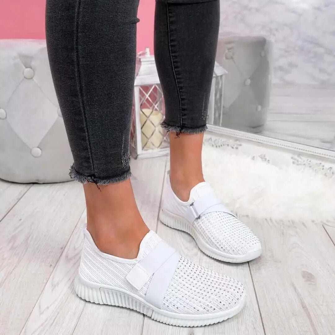 Blaire - Przewiewne sneakersy na rzepy