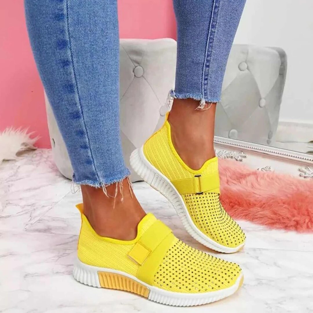 Blaire - Przewiewne sneakersy na rzepy
