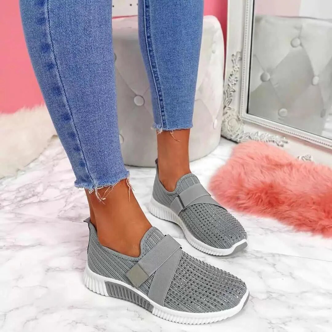 Blaire - Przewiewne sneakersy na rzepy