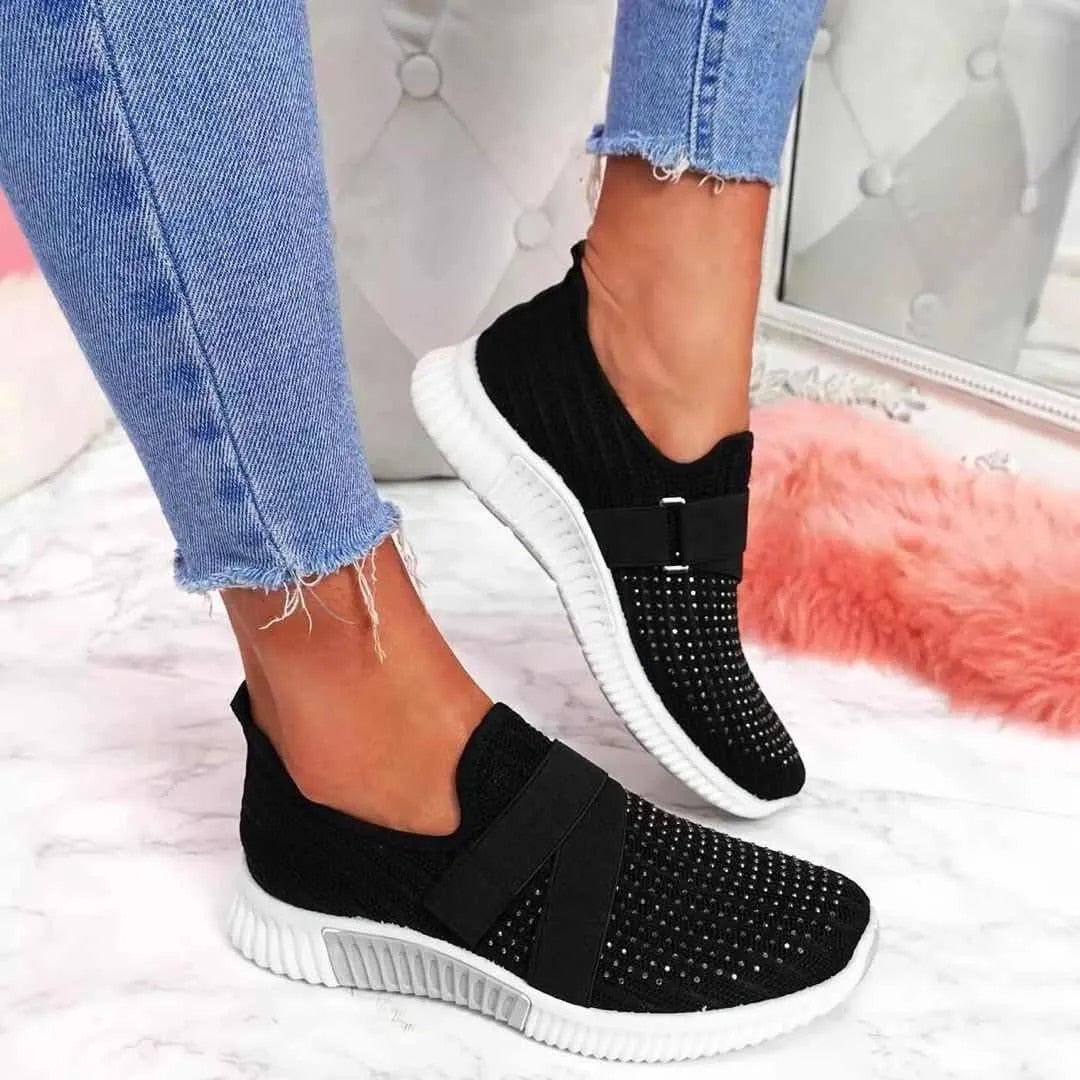 Blaire - Przewiewne sneakersy na rzepy