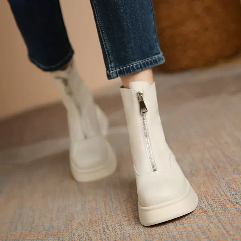 Alina - luksusowe buty zimowe ze sztucznego futra zapewniające najwyższy styl i wygodę