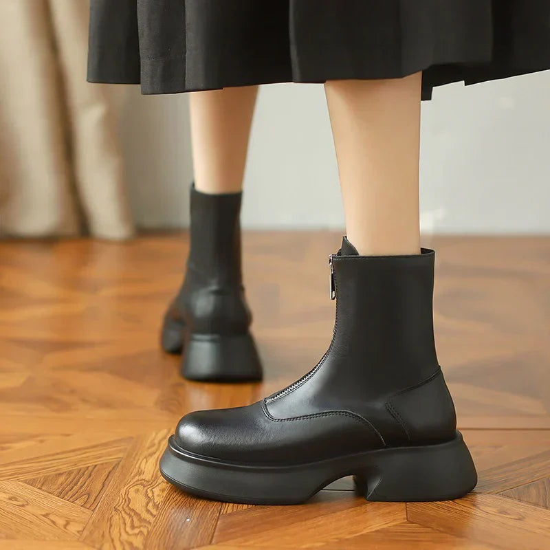 Alina - luksusowe buty zimowe ze sztucznego futra zapewniające najwyższy styl i wygodę