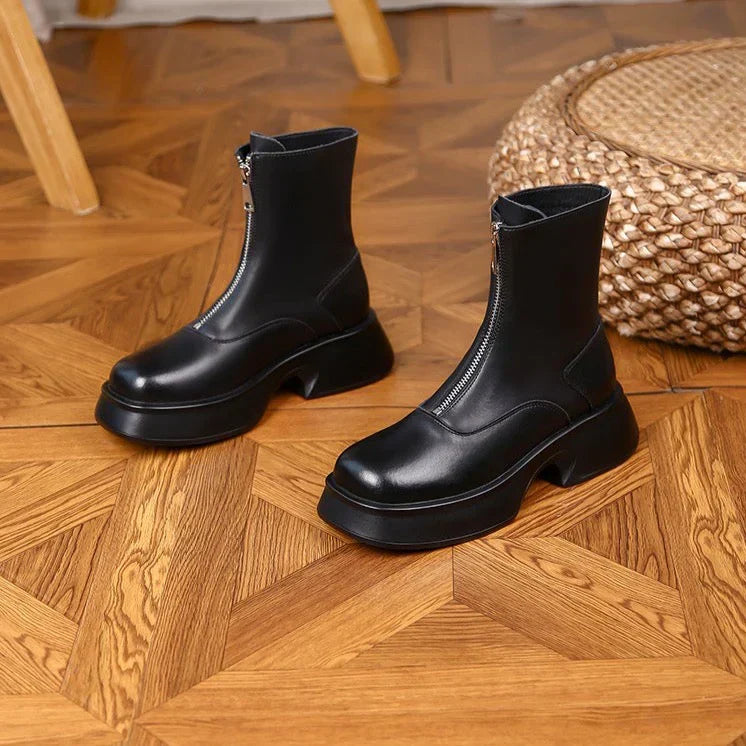 Alina - luksusowe buty zimowe ze sztucznego futra zapewniające najwyższy styl i wygodę