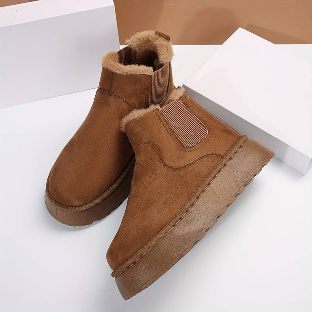 Oliwia - Modne buty zimowe z wygodną grubą podeszwą
