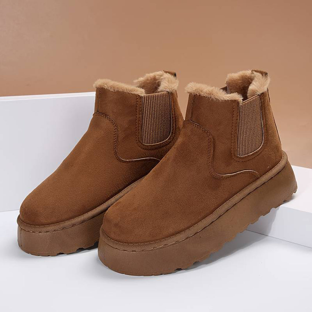 Oliwia - Modne buty zimowe z wygodną grubą podeszwą