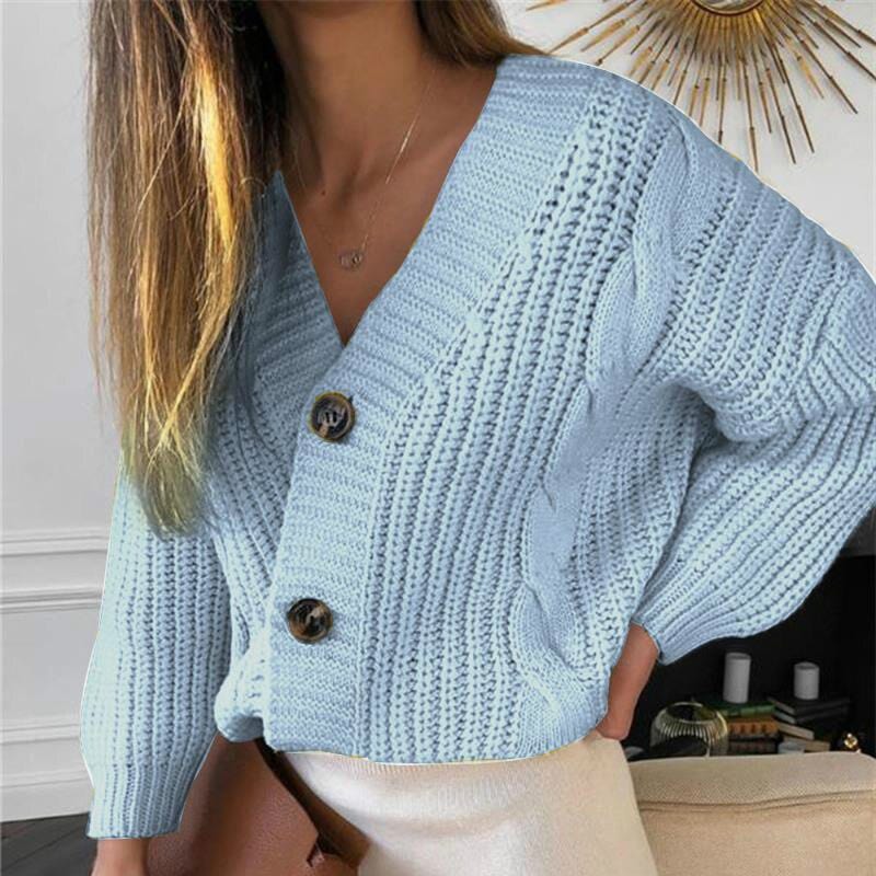 Krótki Zapinany Sweter